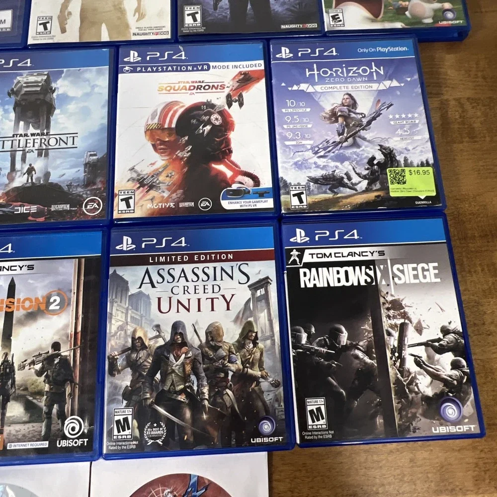 PS4 Lot Of 23 Games Resident Evil, Uncharted, Call Of Duty, Horizon, Dying Light